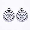 Non-Tarnish 304 Stainless Steel Pendants STAS-S113-007C-1
