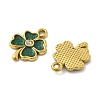 304 Stainless Steel Rhinestone Pendants STAS-D369-10G-2