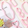 3 Sets 3 Styles PP Plastic Cookie Baking Molds DIY-SC0031-04B-7