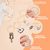 Brass Wine Glass Charms AJEW-GO00018-3