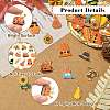 50Pcs 25 Styles Thanksgiving Day Alloy Enamel Pendants FIND-CJ0003-45-3