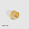 304 Stainless Steel Adjustable Open Cuff Rings for Women IM9526-1-1