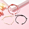Braided Waxed Polyester Cord X1-AJEW-JB01153-03-6