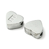 Tarnish Resistant 316L Surgical Stainless Steel Beads STAS-R230-01E-P-1-2