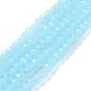 Electroplate Glass Beads Strands EGLA-A044-J4mm-L04-1