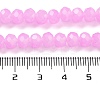 Baking Paint Imitation Jade Glass Bead Strands LS-DGLA-A034-J6MM-A49-5