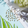 60Pcs 2 Colors Brass Crimp Beads KK-AR0003-62-5