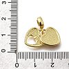 Brass Enamel Pendants KK-P295-05G-02-3