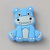 Rhinoceros Food Grade Eco-Friendly Silicone Beads SIL-WH0019-24C-1