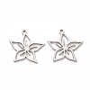 Non-Tarnish 5Pcs 201 Stainless Steel Pendants STAS-M056-08P-1