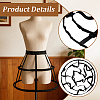 Polyester & Steel 2 Hoops Petticoat DIY-WH20032-152A-7