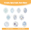 Lace Oval Scrapbook Paper Pads DIY-WH0028-84B-2