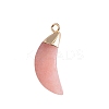 Natural Pink Jade Dyed Pendants PW-WG32337-07-1