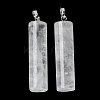 Natural Quartz Crystal Pendants G-E603-02P-05-3