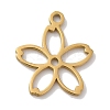 304 Stainless Steel Charms STAS-U010-01G-1