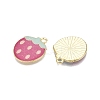 Light Gold Plated Alloy Enamel Pendants LS-PALLOY-N176-26B-RS-2