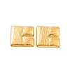 Ion Plating(IP) 304 Stainless Steel Stud Earrings for Women EJEW-P279-43G-1