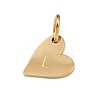 304 Stainless Steel Charms STAS-L291-01G-L-2
