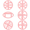 12Pcs PP Plastic Molds DIY-SC0030-54-6