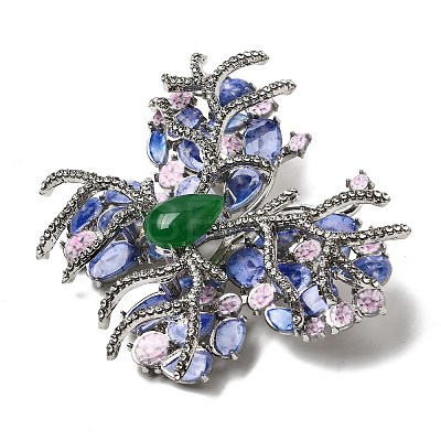 Butterfly Resin Pins JEWB-L026-05P-02-1