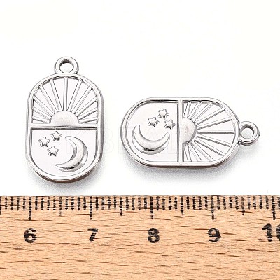 304 Stainless Steel Pendants STAS-T065-12P-1