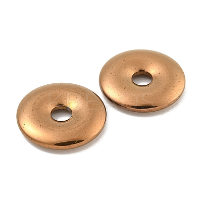 Electroplated Synthetic Non-Magnetic Hematite Pendants G-C136-04C-1