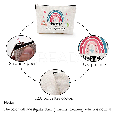 Polycotton Canvas Stroage Bags ABAG-WH0029-054-1