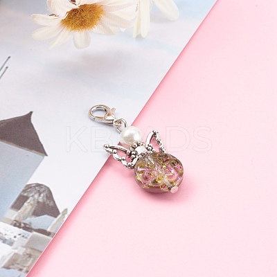 Glass Pendants HJEW-JM00456-1