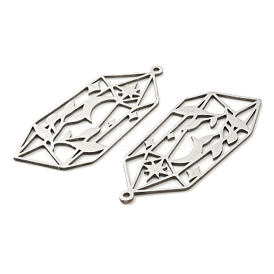 Non-Tarnish 201 Stainless Steel Pendants STAS-M318-27P-1