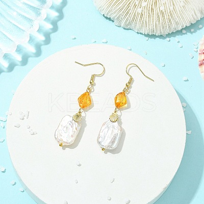 304 Stainless Steel Dangle Earring EJEW-JE07101-1