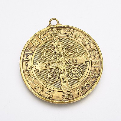 Tibetan Style Alloy Big Pendants LS-TIBEP-A17171-AG-LF-1