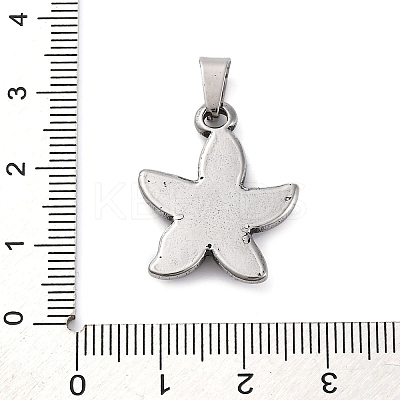 304 Stainless Steel Pendants STAS-E463-13P-1