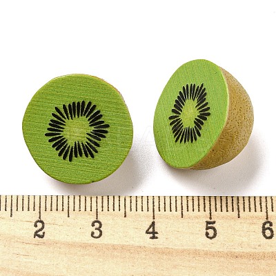 Fruit Opaque Resin Decoden Cabochons RESI-H156-01-04-1