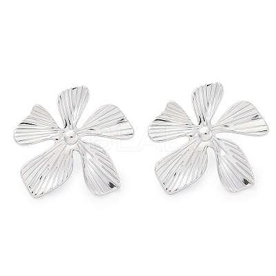 304 Stainless Steel Stud Earrings for Women LS-EJEW-K306-20P-1