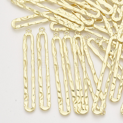 Alloy Open Back Bezel Big Pendants PALLOY-S121-196-1