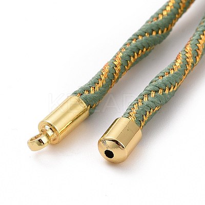 Nylon Cord Silder Bracelets MAK-C003-03G-14-1