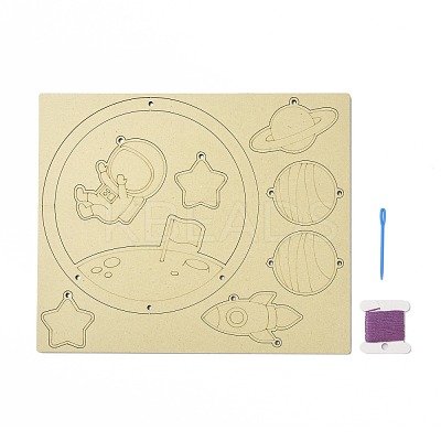 DIY Spaceman Wind Chime Making Kits DIY-A029-10-1