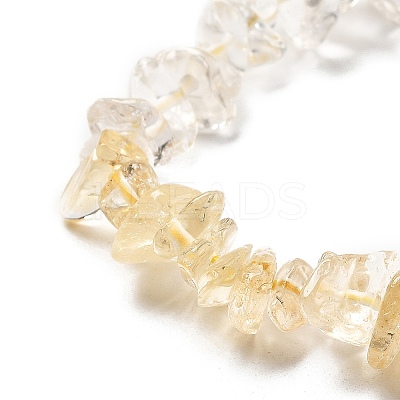 Natural Quartz Crystal & Citrine Beads Strands G-L610-A31-01-1