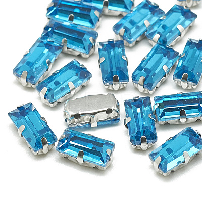 Sew on Rhinestone RGLA-T092-5x10mm-12P-1