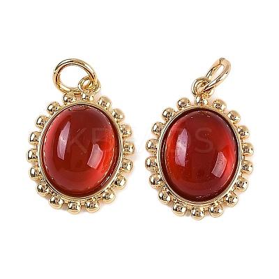 Natural Carnelian(Dyed & Heated) Pendants KK-P283-48G-1