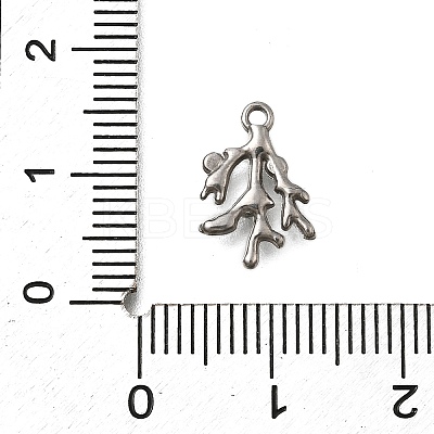 304 Stainless Steel Pendant Rhinestones Setting STAS-C119-23P-1