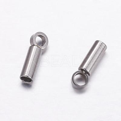 Tarnish Resistant 304 Stainless Steel Cord Ends STAS-P161-05-1.5mm-1
