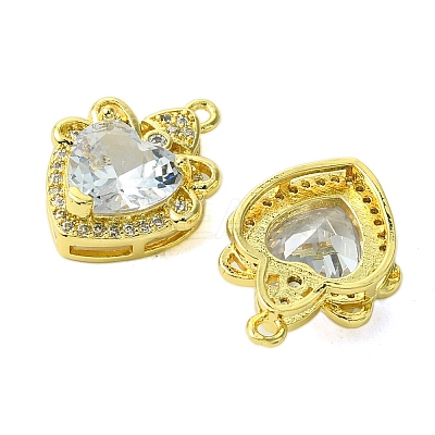 Eco-Friendly Brass Micro Pave Cubic Zirconia Pendants KK-A204-13G-1