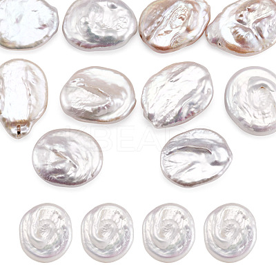 10Pcs Natural Nucleated Baroque Keshi Pearl Beads PEAR-TA0001-41-1