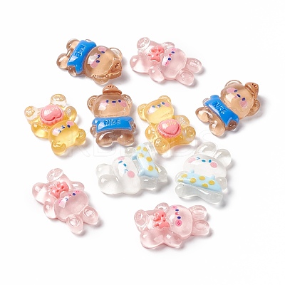 Transparent Resin Cabochons X-CRES-A050-01-1
