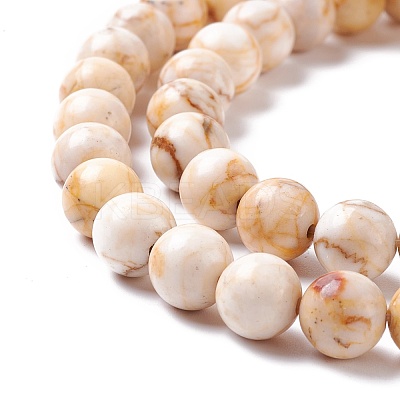 Natural HuBei Turquoise Beads Strands G-K317-A08-01-1
