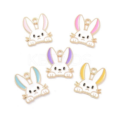 Alloy Enamel Pendants PALLOY-D015-08-1