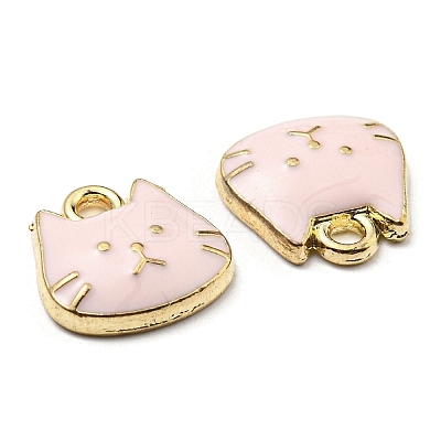 Golden Plated Alloy Charms ENAM-L042-01G-02-1