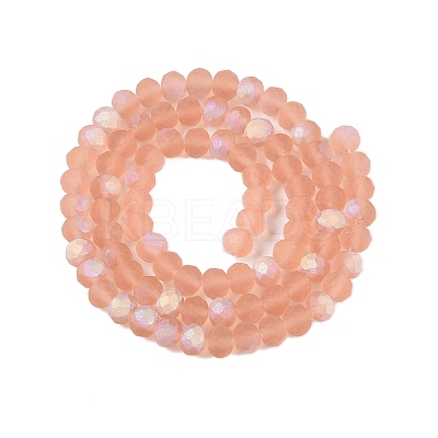 Transparent Glass Beads Strands LS-EGLA-A044-T6mm-MB21-1