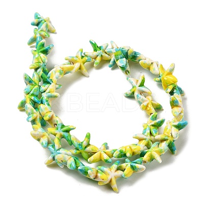 Synthetic Turquoise Dyed Beads Strands G-P507-04G-1